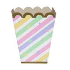 Mi fiesta - Porta maíz colores pasteles por 6 unidades