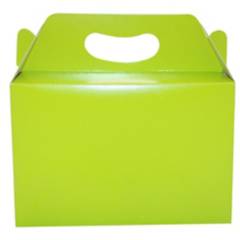 Mi fiesta - Caja de cartón verde por 1 unidad