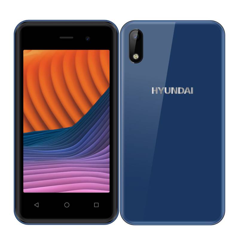 HYUNDAI - Celular Hyundai e475 16gb dual sim card 3g azul