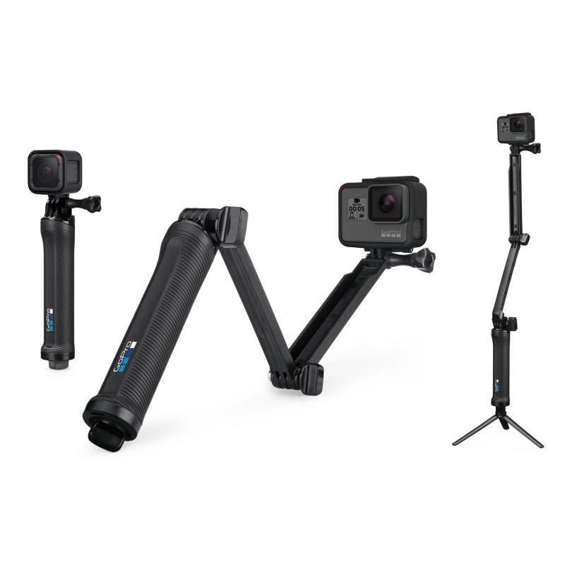 GoPro - Soporte de cámara 3-way trípode brazo y puño
