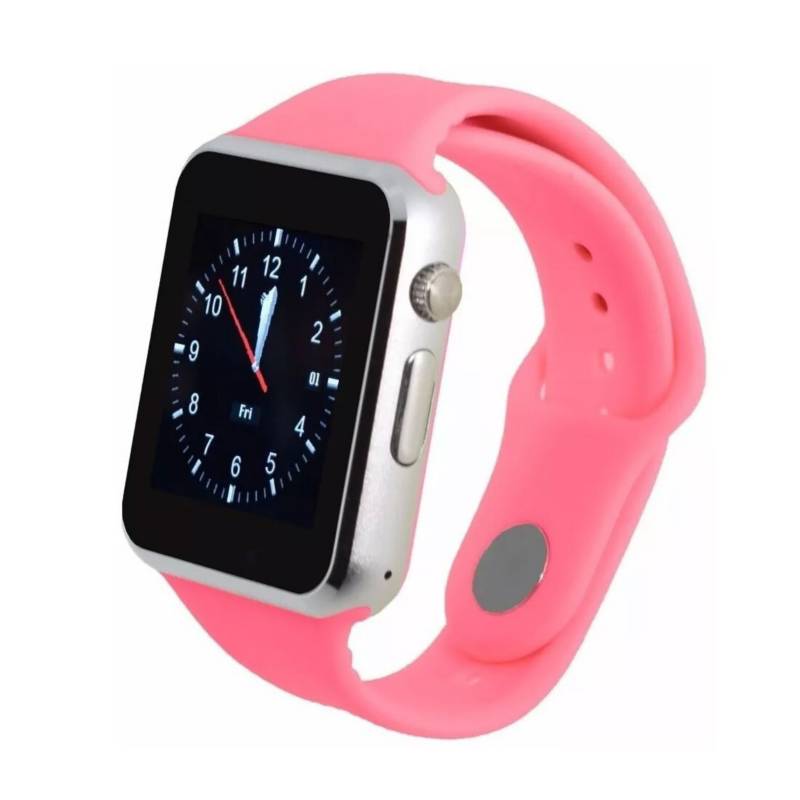 DANKI - Reloj inteligente w101 smart watch sim card rosa