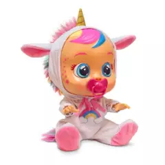 BEBES LLORONES - Muñeca de Bebés Llorones Unicornio incluye chupo, Necesita Pilas (A partir de los 2 años)