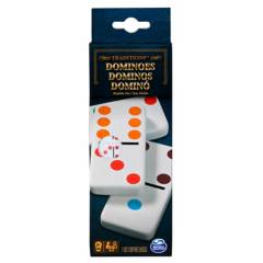 Spin Master - Set Domino Doble Portable Seis Cardinal