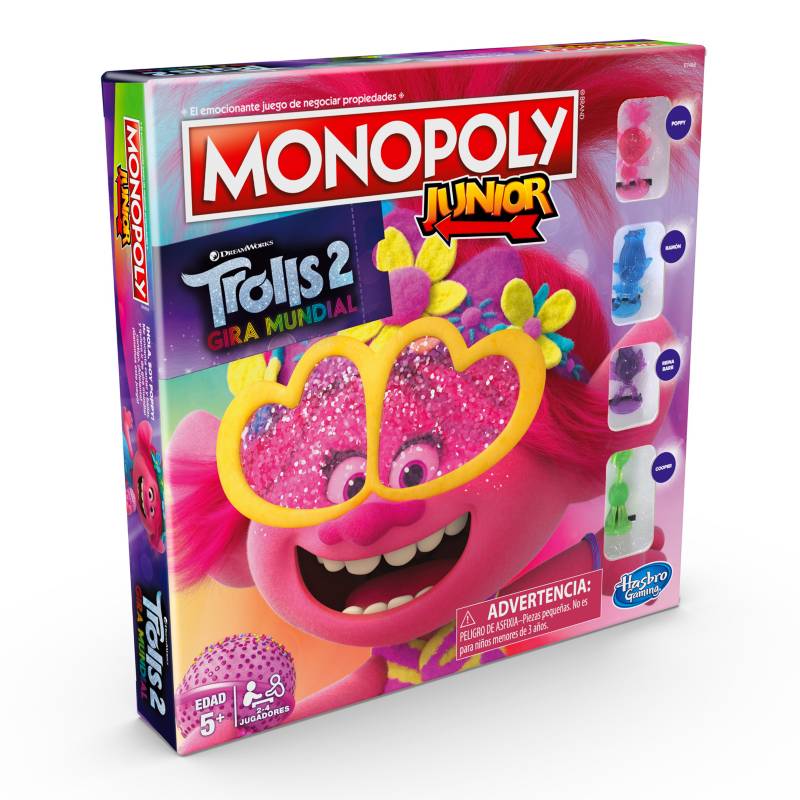 monopoly junior trolls world tour rules