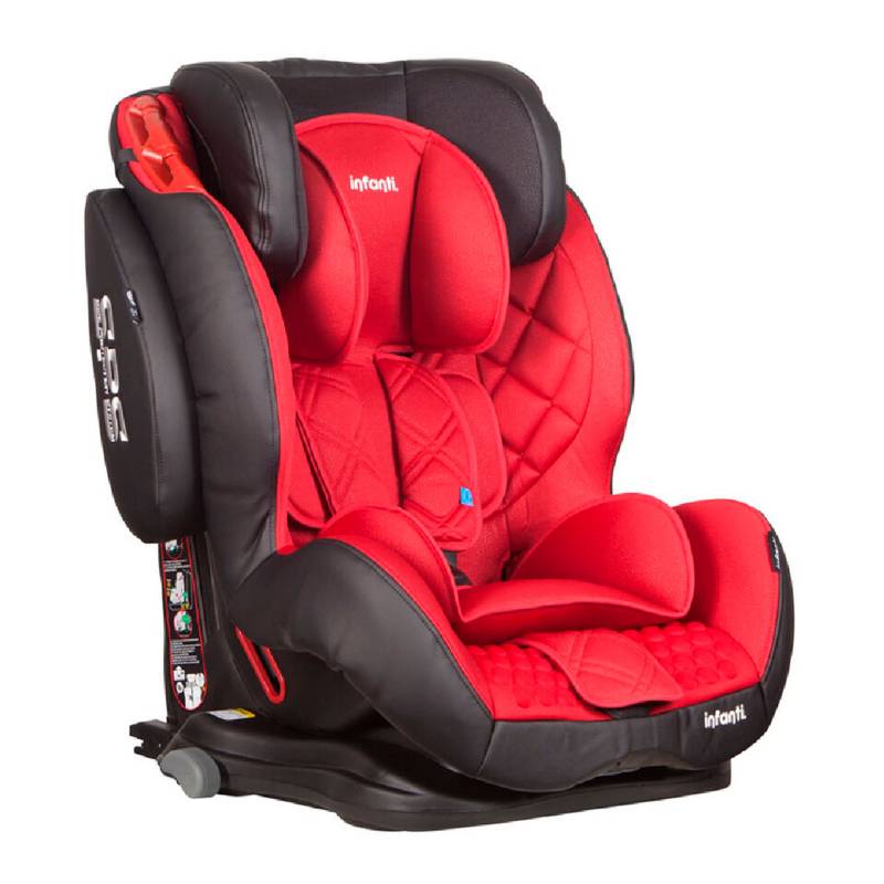 INFANTI - Silla para carro bebé Elite Red Black
