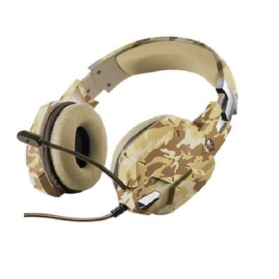 Audífono Diadema Gamer Trust Gxt 322D Carus Desert 22125