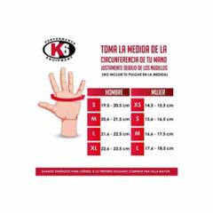 K6 - Calleras Para Cossfit Gym Muñequera Grip Premium