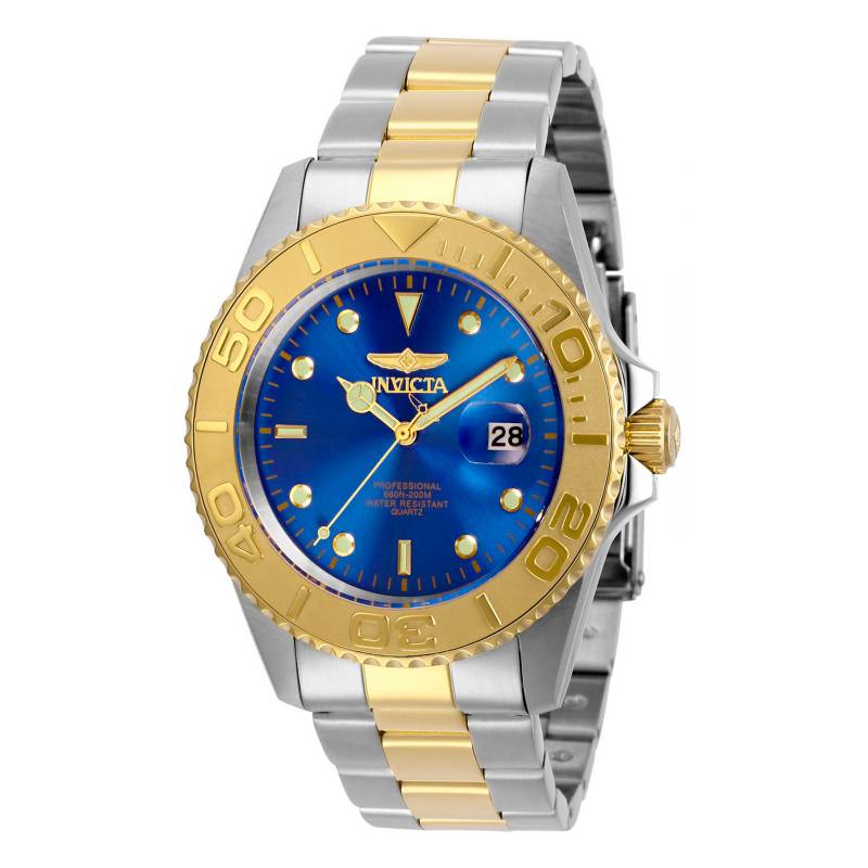 Reloj Invicta Pro Diver 30021 Hombres Acero, oro 43mm Acero