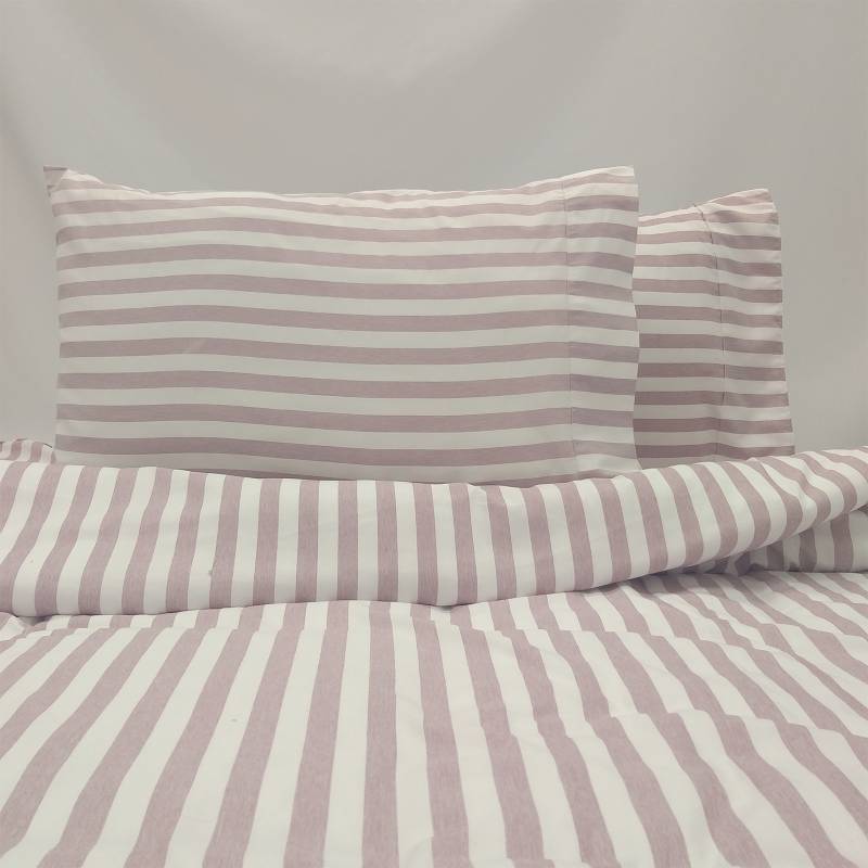 Grama Ideas Frescas Funda de Duvet Microfibra Rayas Beren - Falabella.com