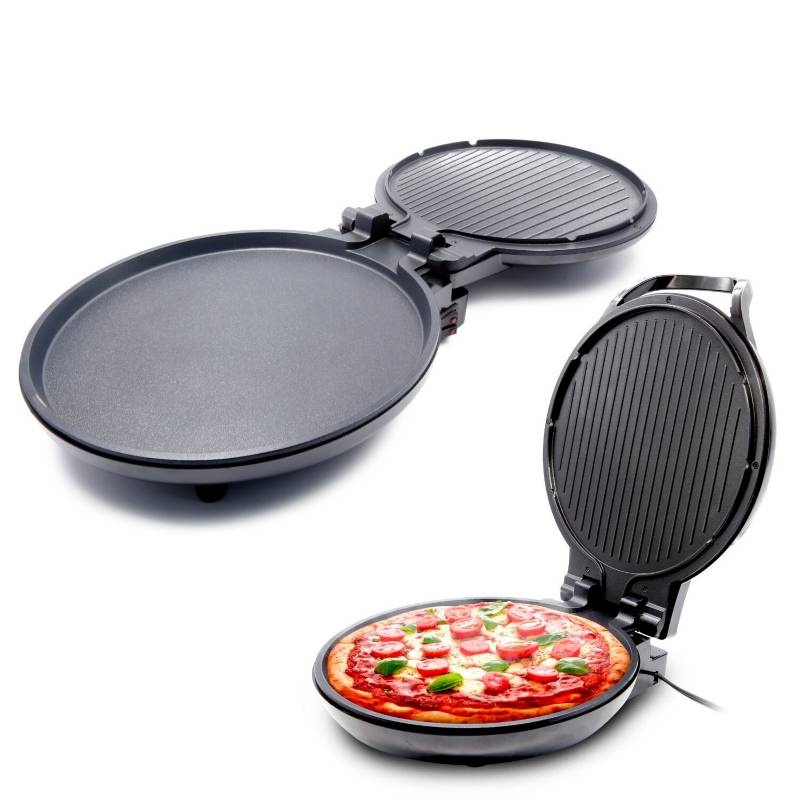 HOME ELEMENTS - Pizza maker home elements antiadherente 1300w negr