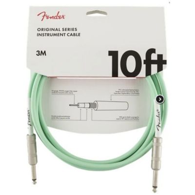 Cable Instrumento 3Mts Surf Green Fender 990510058