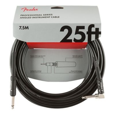 Cable Instrumento Prof Angle 7,5 Mts Black Fender 990820060