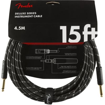 Cable Instrumento Deluxe 4,5Mts Tweed Black Fender 990820083