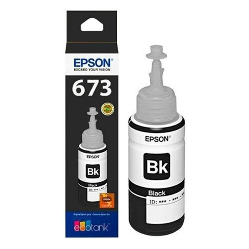 EPSON - Botella de tinta Epson t673 negro