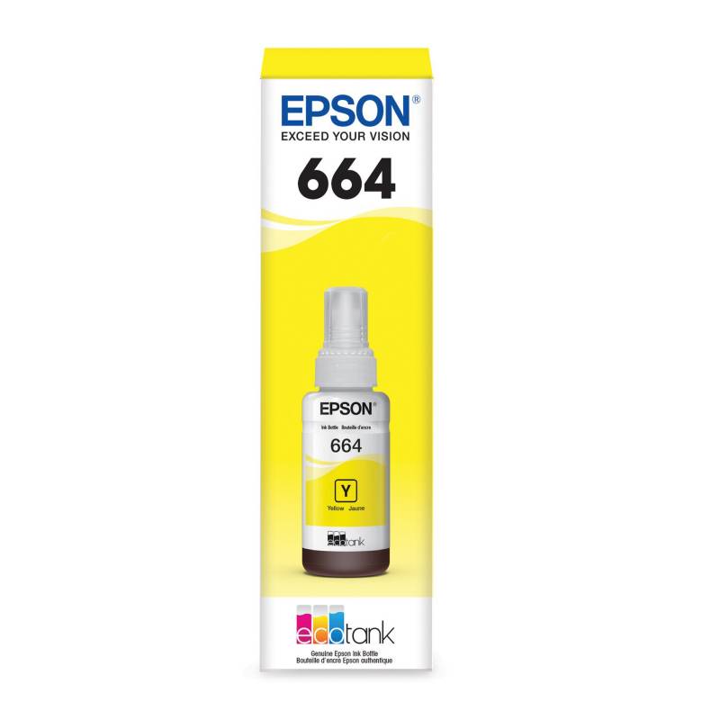 EPSON - Botella de tinta Epson t664 amarilla