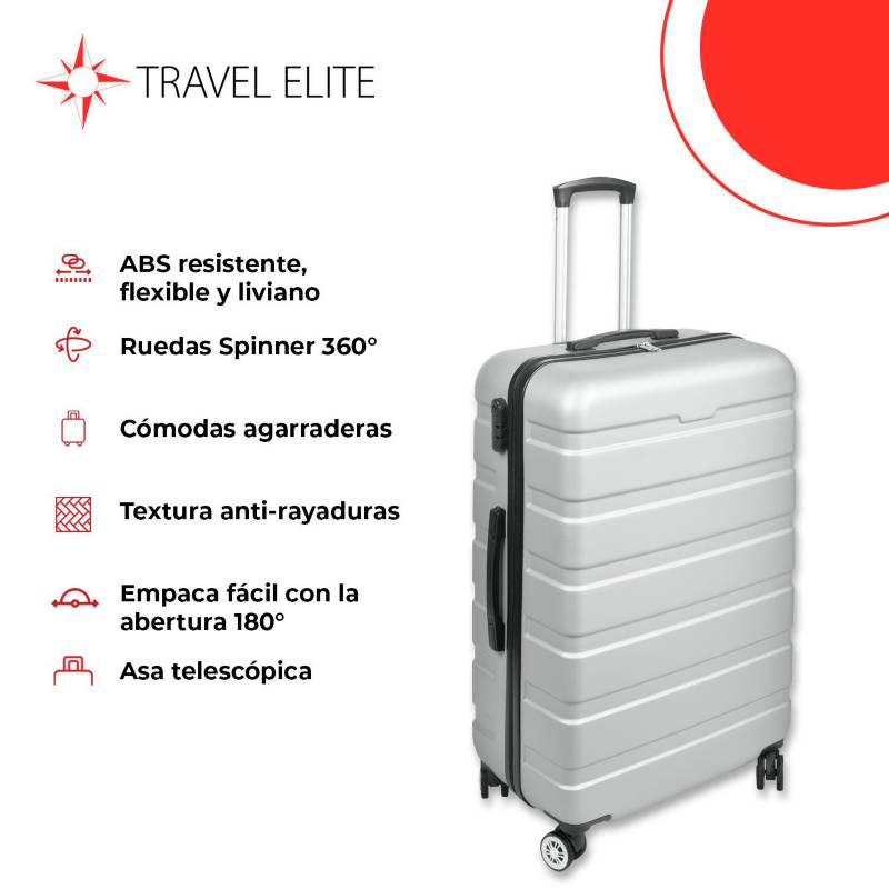 Maleta de Viaje Mediana Rígida Travel Elite TOURM1 