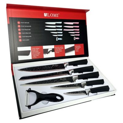 Set De Cuchillos De Cocina Acero Inoxidable Chef 6 Pcs ALOMI