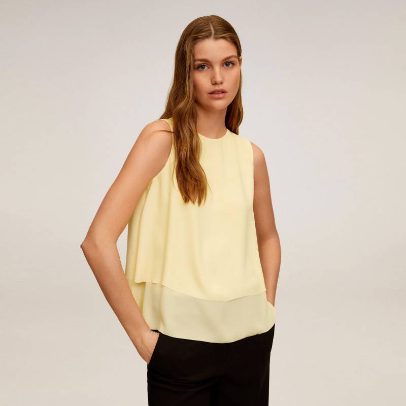 Blusa Mujer Sin Mangas Mango Mango