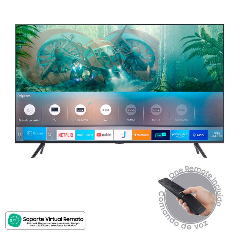 SAMSUNG - Televisor Samsung 55 pulgadas LED 4K Ultra HD Smart TV