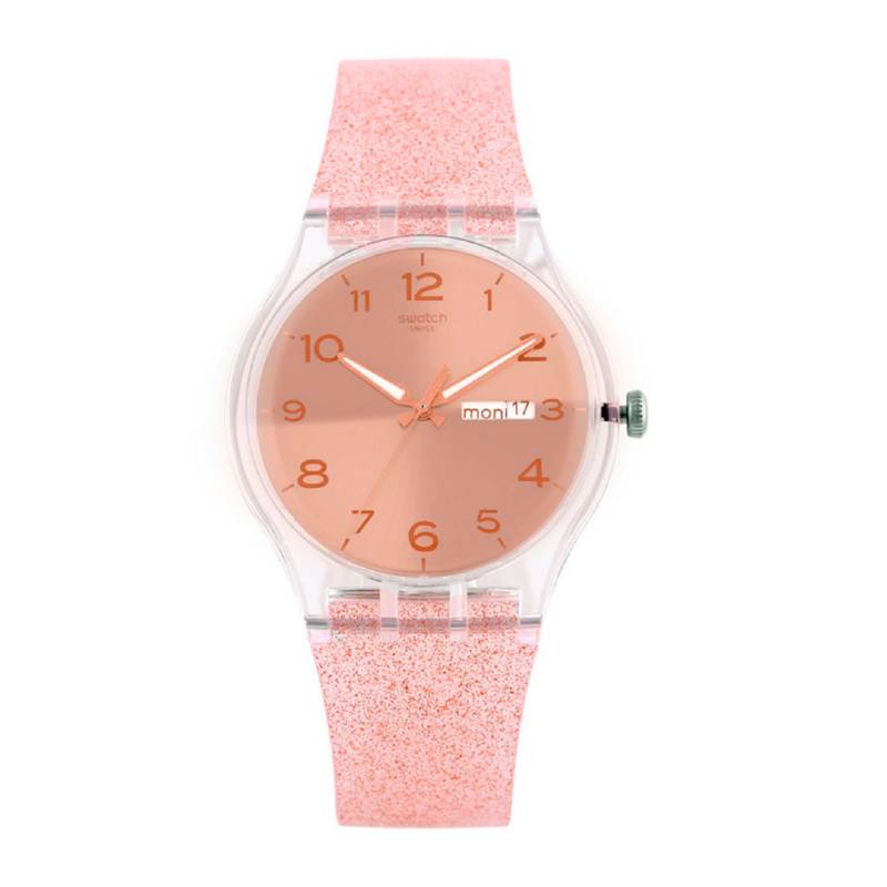 Swatch - Reloj Mujer Swatch Pink Glistar SUOK703