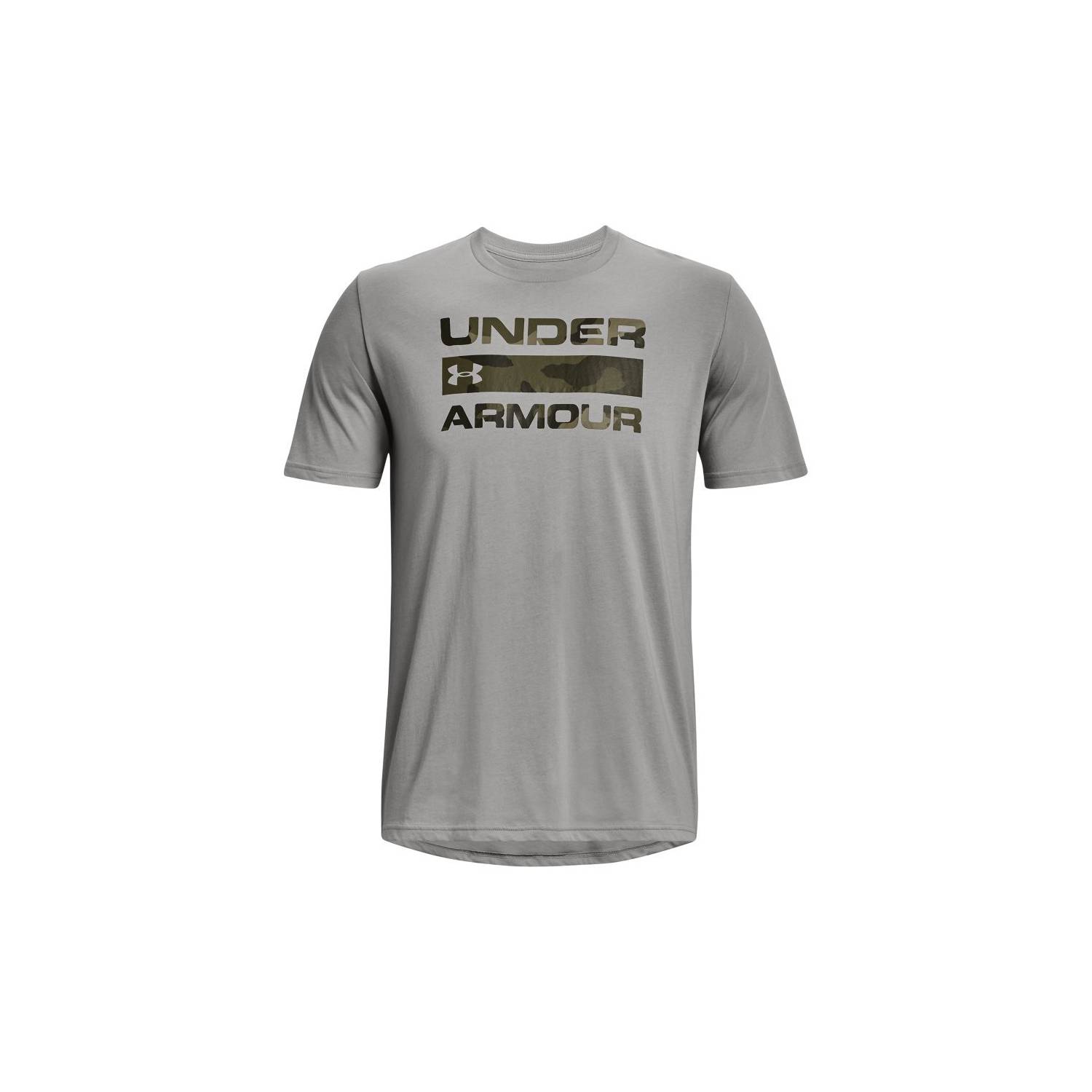 Camiseta Under Armour Hombre Stacked-Gris UNDER ARMOUR falabella.com