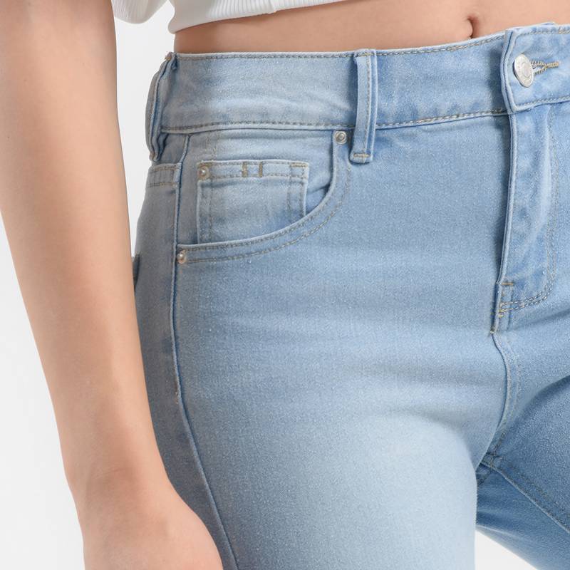 Jean Skinny para Mujer Tiro medio de Algodón lab DENIMLAB