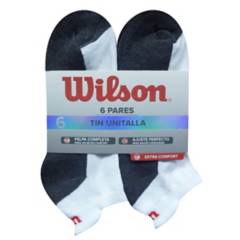 WILSON - 6 pares medias wilson calcetines caballero tin c.