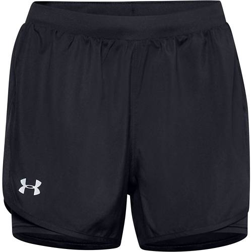 Shorts Under Armour Mujer 2 En 1 Fly By 2.0 -Negro