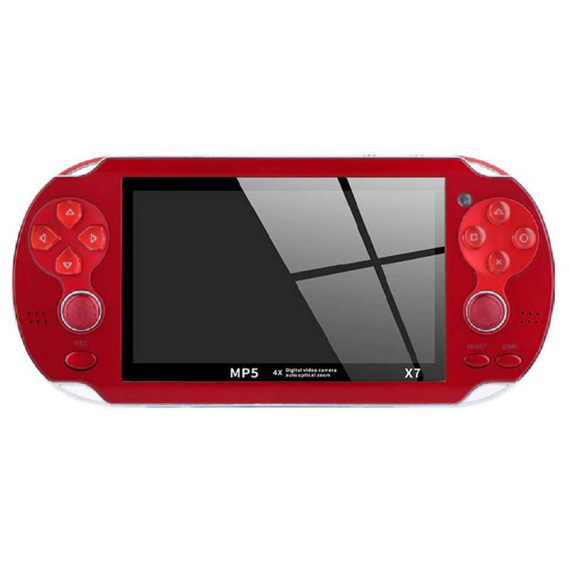 Consola Portátil de Juegos Psp X7Mp5 Roja GENERICO