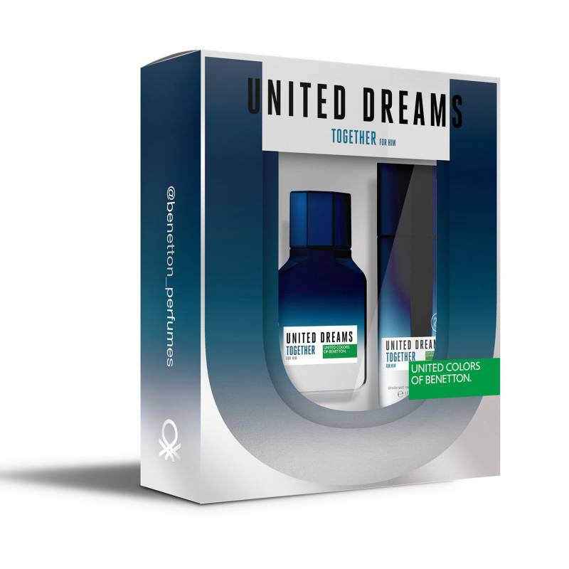 BENETTON - Set Perfume Benetton United Dreams Together for Him Hombre 100 ml EDT + Desodorante 150 ml