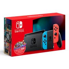 Consola Nintendo Switch Neon 32GB Combo Mario kart Deluxe 8 + Nintendo Switch online x 3 meses