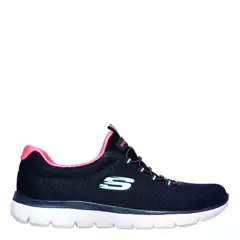 SKECHERS - Tenis Skechers Mujer - Zapatos Skechers Dama. Tenis cómodos azul Skechers para mujer. Zapatillas moda Summits
