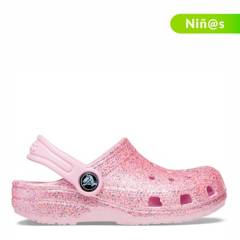CROCS - Sandalias Crocs Classic Glitter Clog Niña | Chanclas Crocs de Moda