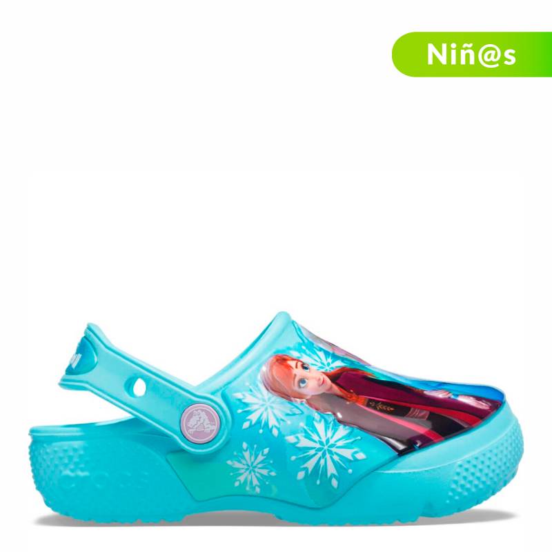 CROCS - Sandalias Crocs Fun Lab Disney Frozen II Clog Niña | Chanclas Crocs de Moda