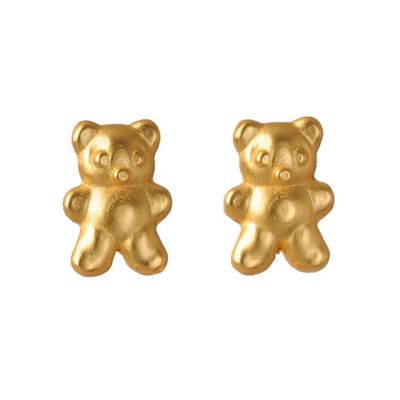 Pendientes de oro motivo oso 0,5cm. Baby TOUS