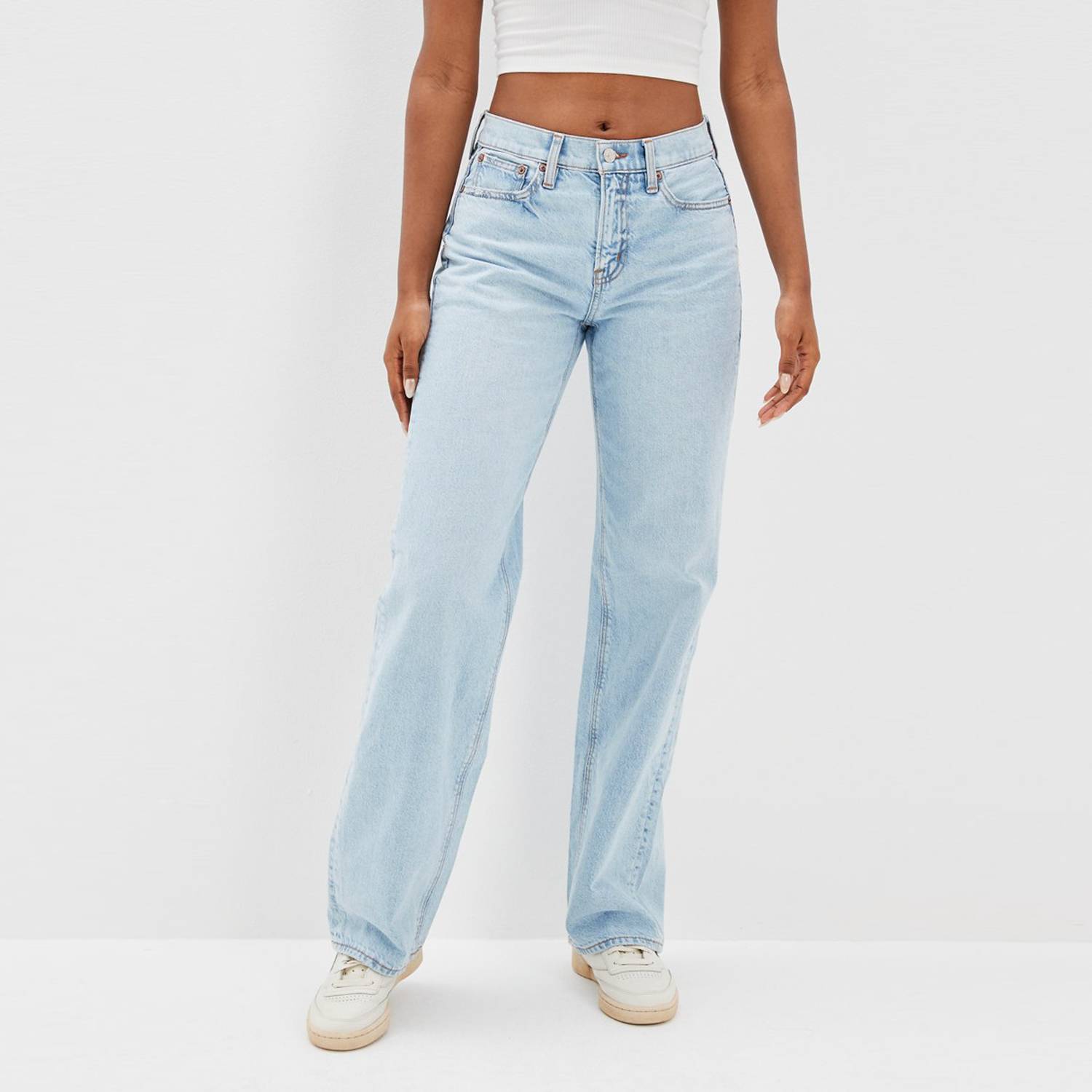 Jean Skinny para Mujer Tiro bajo de Algodón American Eagle