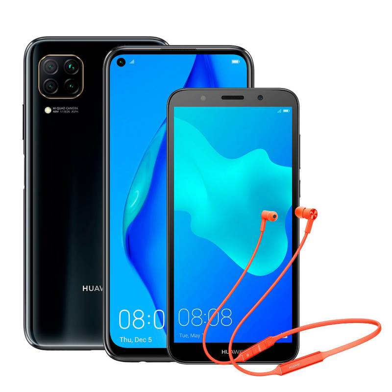 HUAWEI - Celular Huawei P40 Lite 128GB + Y5 2018 + Freelace