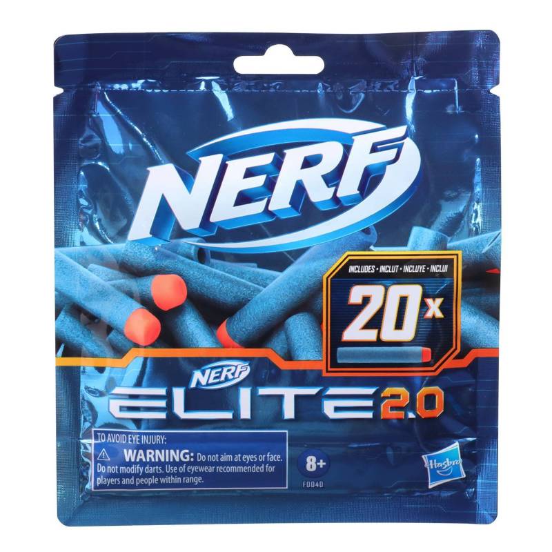 GENERICO - Lanzadores Nerf Elite 2.0 Paquete 20 Dardos