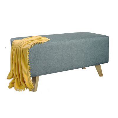 Banqueta Amalia Tapiz Gris Menphis Dko Design Banqam- P-0270