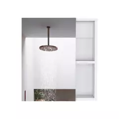 RTA MUEBLES - Gabinete de Baño Moderno en Aglomerado MDP con Espejo 60 x 60 x 12 cm RTA Design  - Mueble