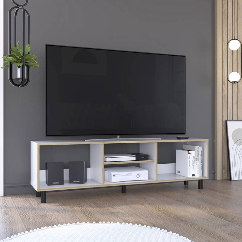 Mueble de Televisión Moderno de 160 x 47.5 x 35 cm para