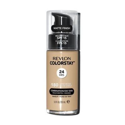 Base Líquida Piel Mixta/Grasa Colorstay Revlon Sand Beige