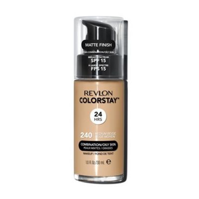 Base Líquida Piel Mixta/Grasa Colorstay Revlon Medium Beige