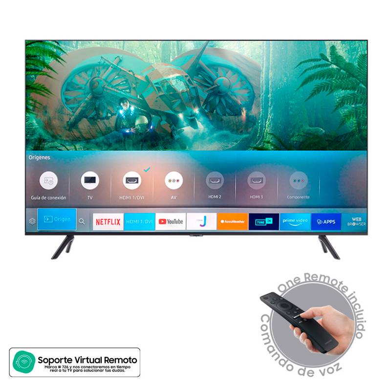 SAMSUNG - Televisor Samsung 50 pulgadas LED 4K Ultra HD Smart TV
