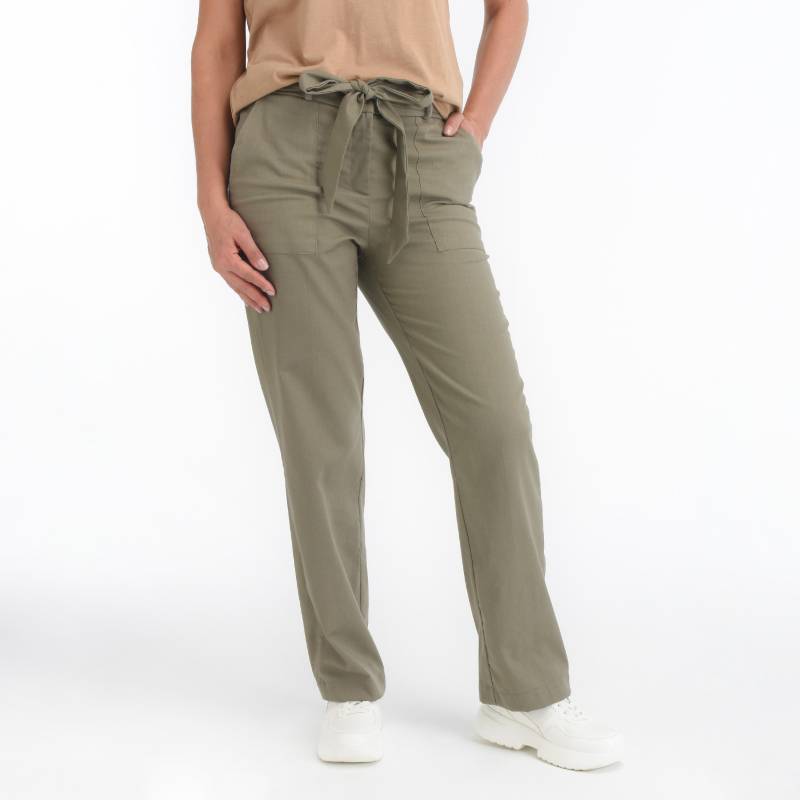 Pantalón Recto para Mujer Tiro medio Newboat