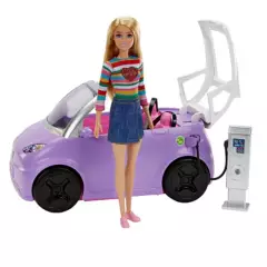 BARBIE - Vehiculo Electrico de Barbie no incluye muñeca, para niños a partir de los 3 años