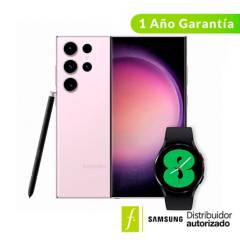 Celular Samsung Galaxy S23 Ultra 5G | Incluye Reloj Inteligente Smart Watch 4 y Lapiz S Pen | 256GB | 12GB RAM | Snapdragon 8 Gen 2