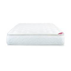 Colchón Doble Firmeza Media Ortoédico con Doble Pillow Resortado Supreme 140 x 160 cm + Protector Colchones Spring
