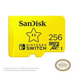 SANDISK - Memoria Micro Sd Sandisk Para Nintendo Swicth 256G