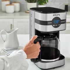 KRUPS - Cafetera con Filtro Krups Simply Brew 10 tazas con Encendido Programable
